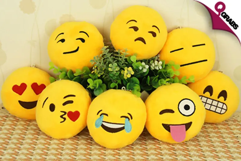 For QR39, Bring Some Fun Home with Emoji Smiley Face Cushions - Choose from 12 Amusing Designs! (QR59 Value)